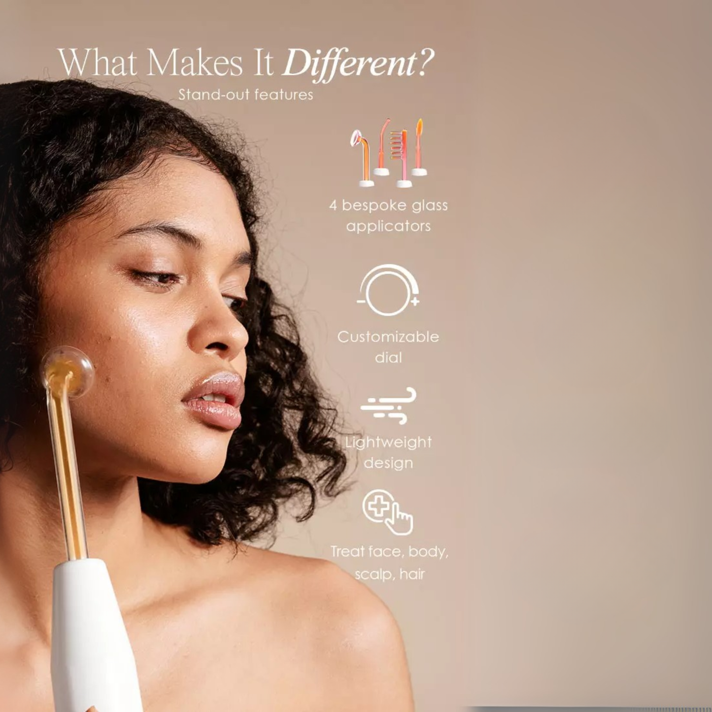 𝐃𝐞𝐫𝐦𝐚𝐯𝐮𝐞™ 4 in 1 Massager 4 Tube Electrode Wand Set