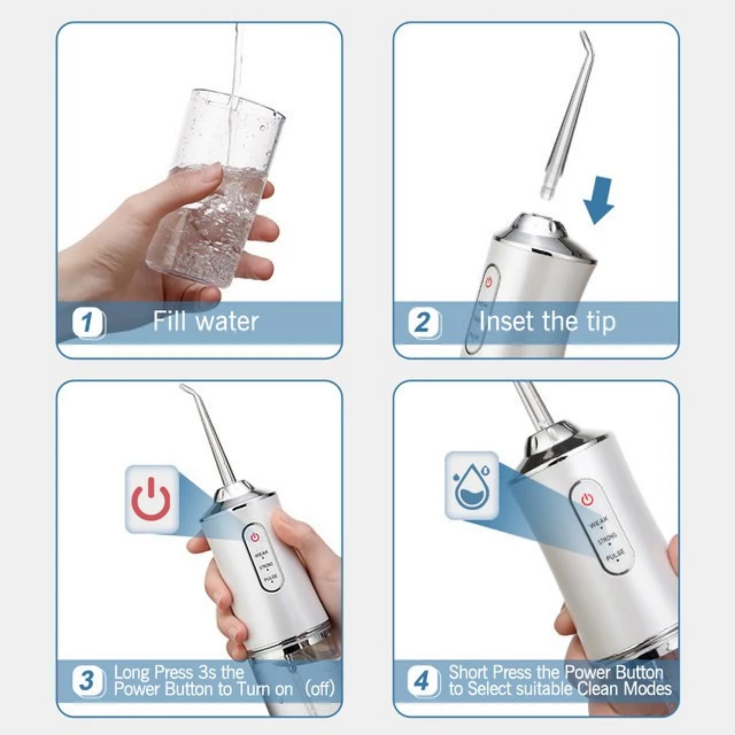 𝐔𝐥𝐭𝐫𝐚𝐬𝐨𝐧𝐢𝐜™ Water Dental Flosser