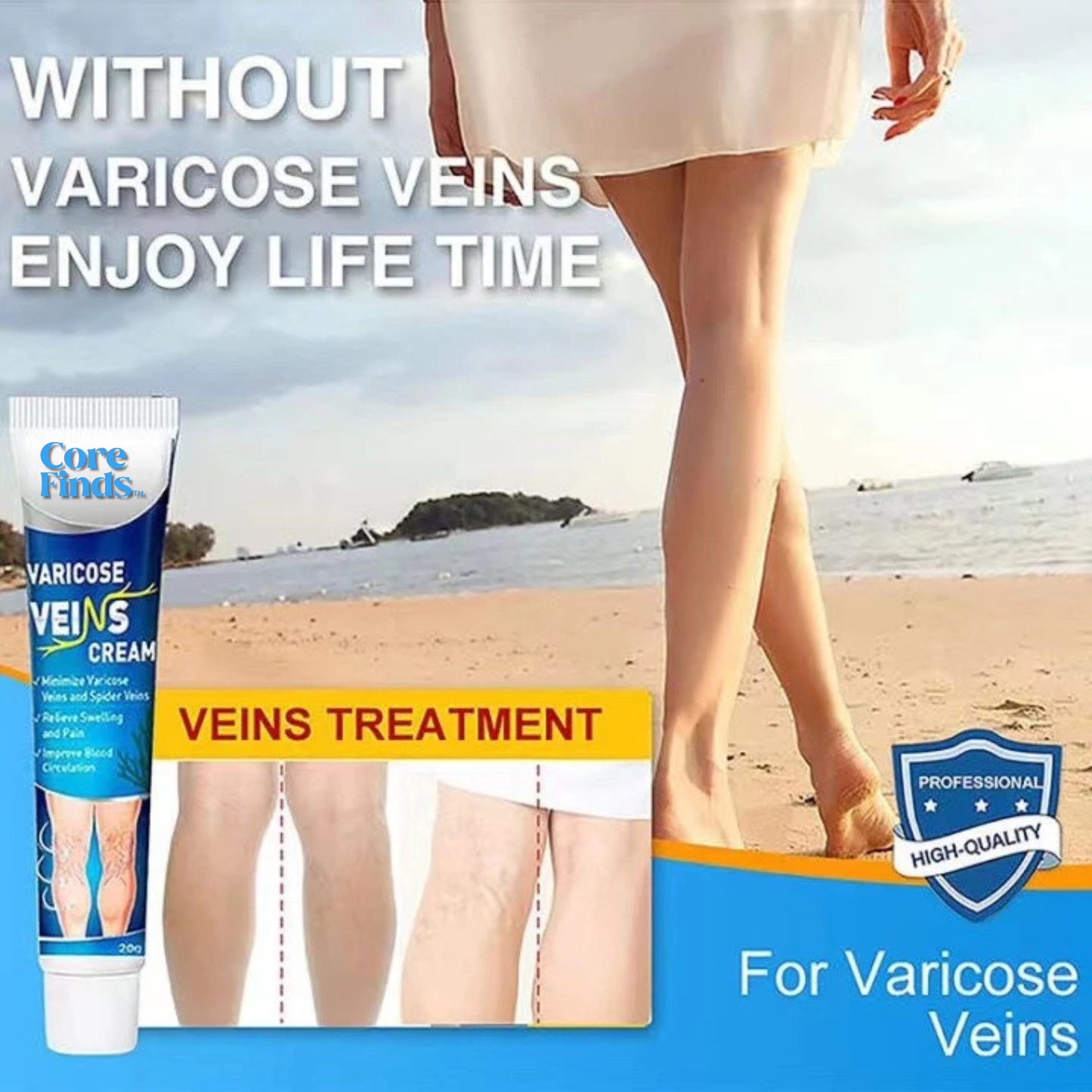 𝐕𝐞𝐢𝐧𝐄𝐚𝐬𝐞™ Varicose Vein Treatment Cream Leg