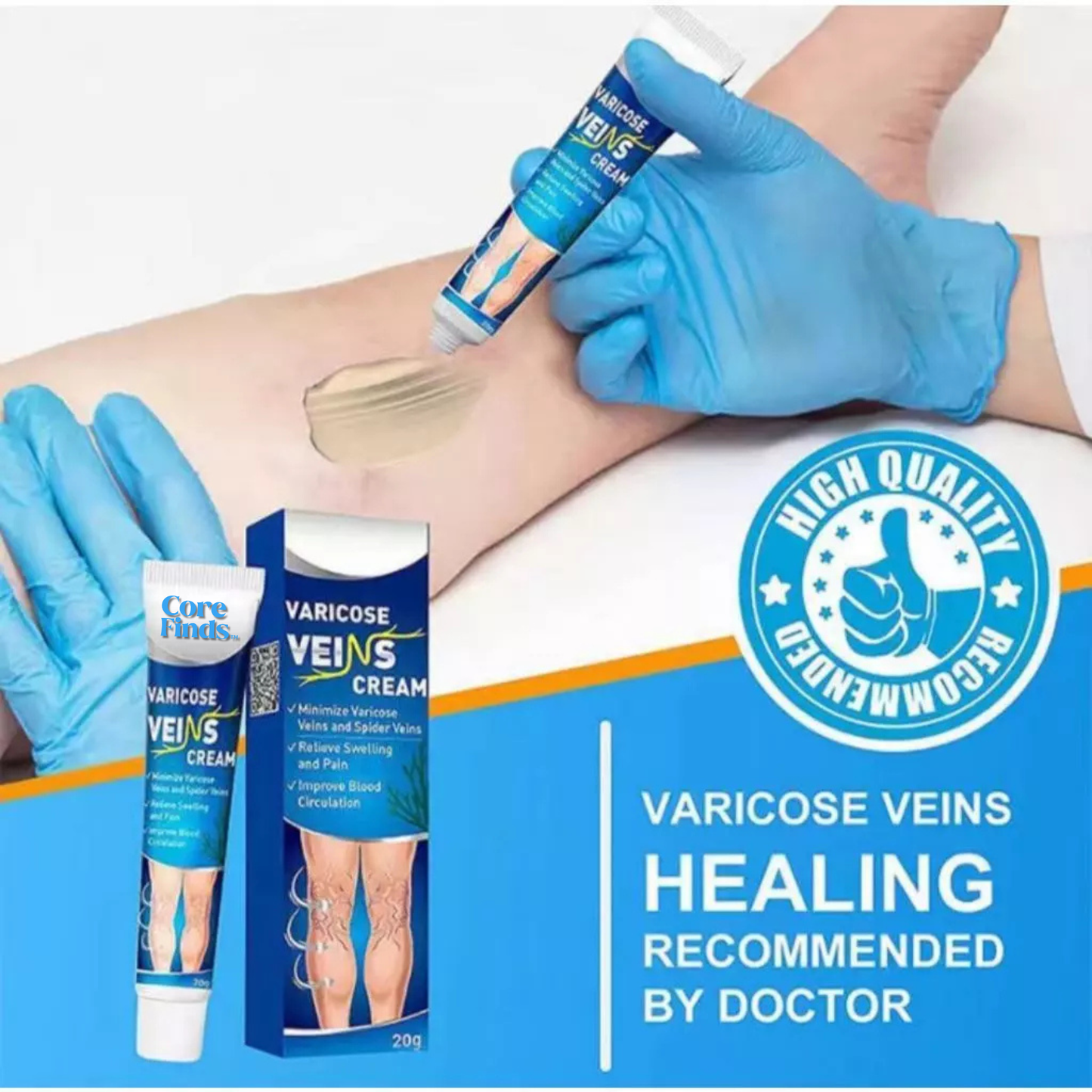𝐕𝐞𝐢𝐧𝐄𝐚𝐬𝐞™ Varicose Vein Treatment Cream Leg