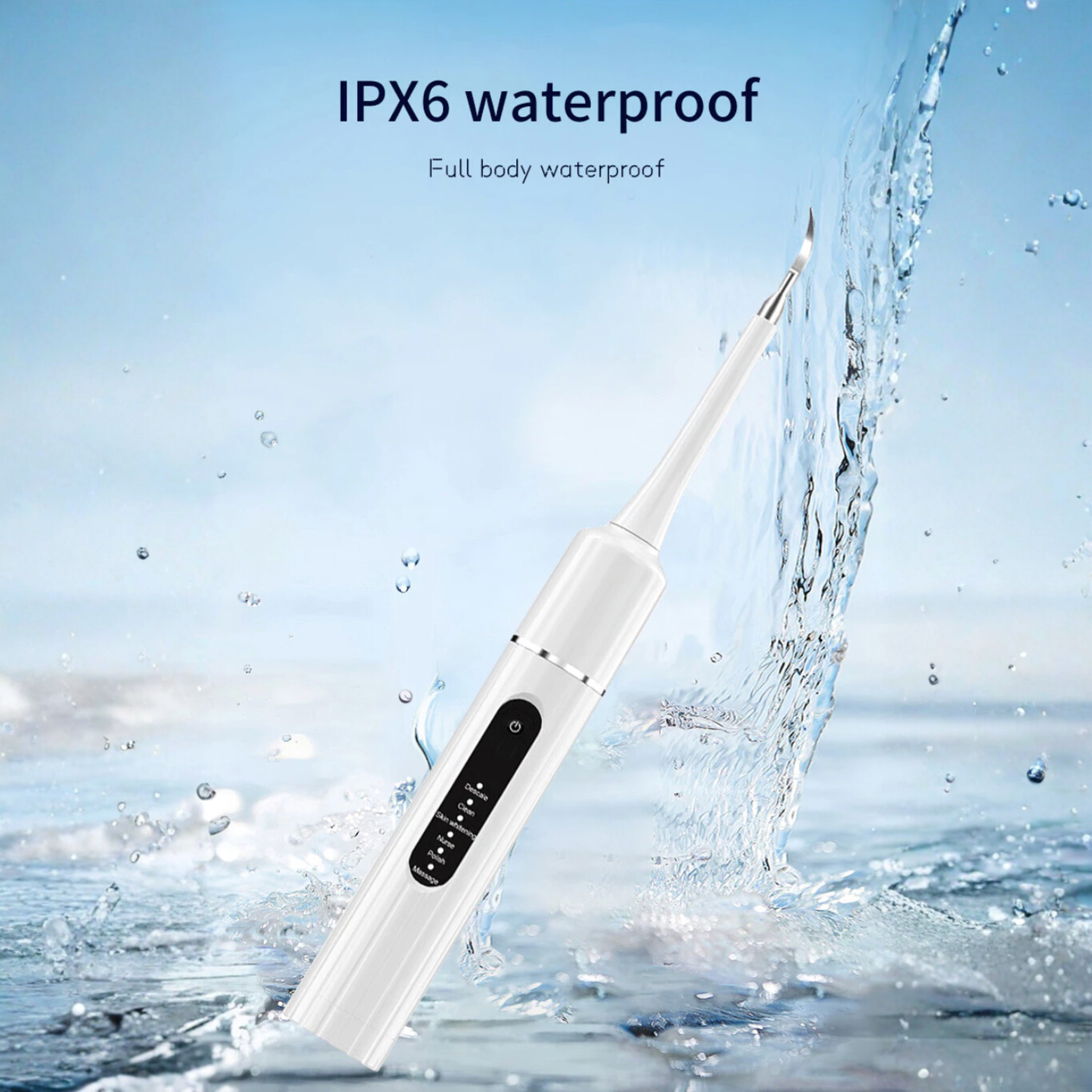 𝐃𝐞𝐧𝐭𝐢𝐪𝐮𝐞™ 6 in 1 Portable Electric Toothbrush